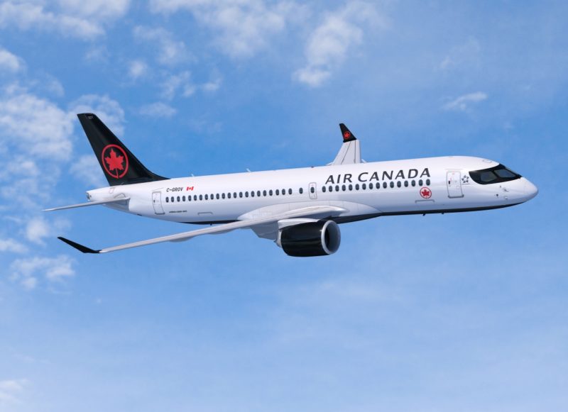Air Canada Announces Two New Routes To Be Operated With Airbus A220-300
