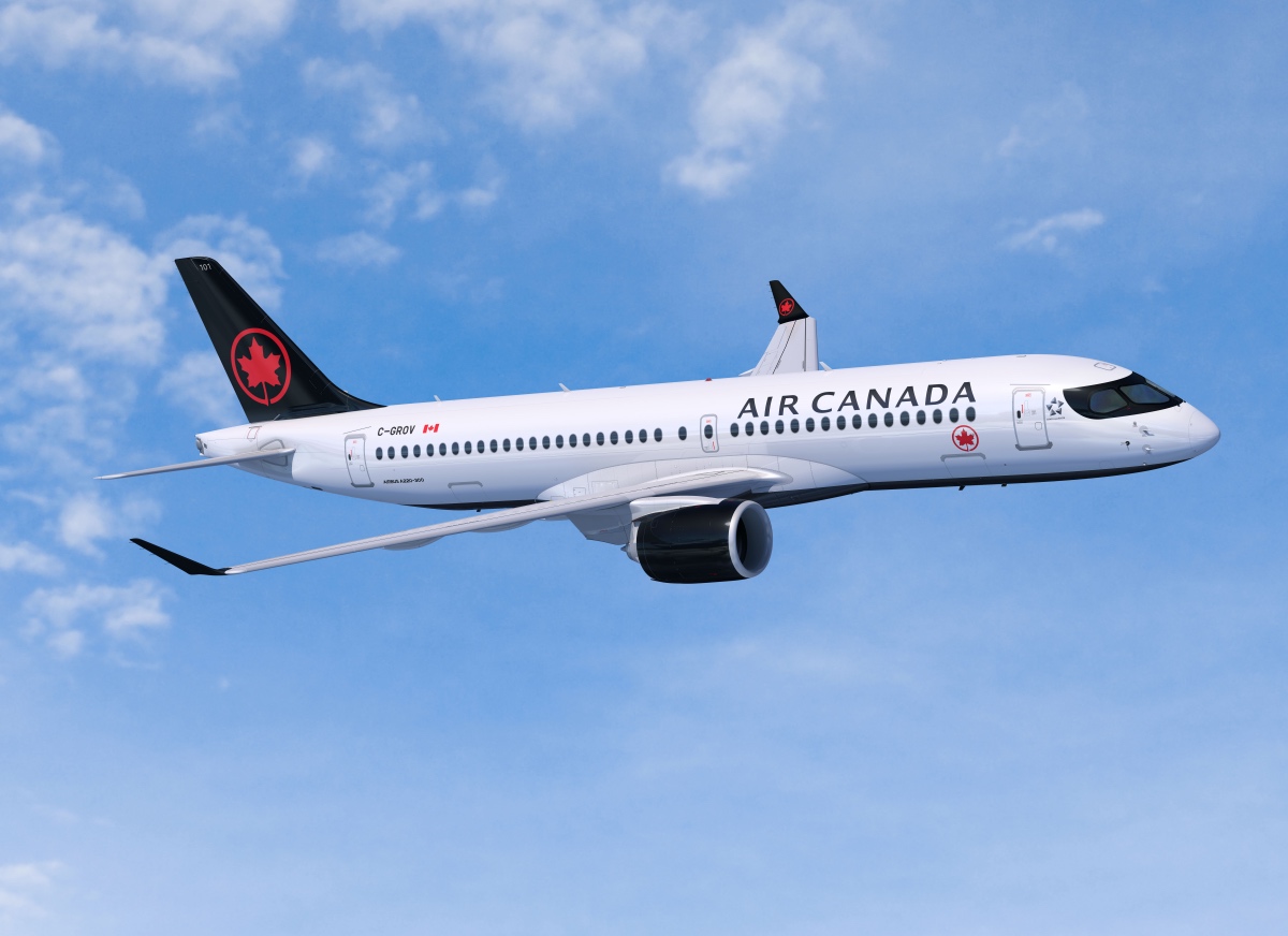 Air Canada Announces Two New Routes To Be Operated With Airbus A220-300