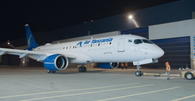 Air Tanzania A220 Seized by South African Authorities