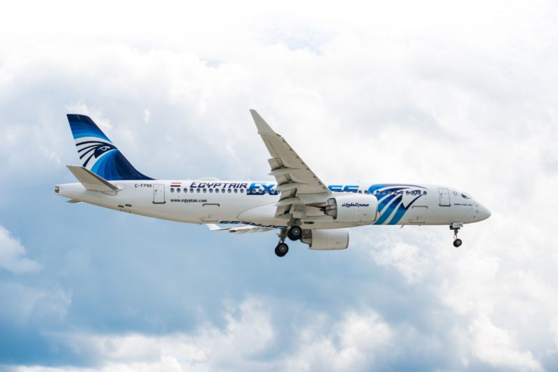 First EgyptAir Airbus A220 Conducts Maiden Flight