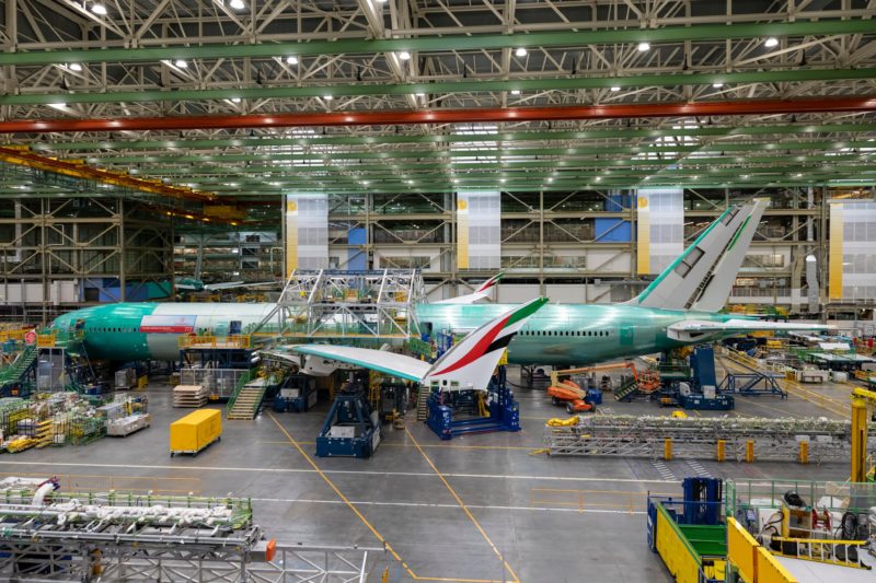 Boeing increases the fuselage length on the 777-8 passenger jet