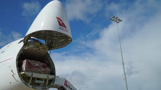 Qantas Receives First Boeing 747-8 Freighter