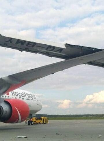 Airbus A330 and Boeing 777 Collide on Ground in Moscow