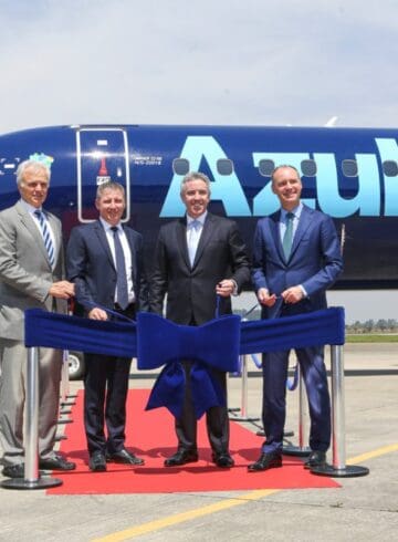 Embraer Delivers First E195-E2 to Azul