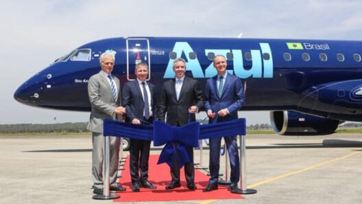Embraer Delivers First E195-E2 to Azul