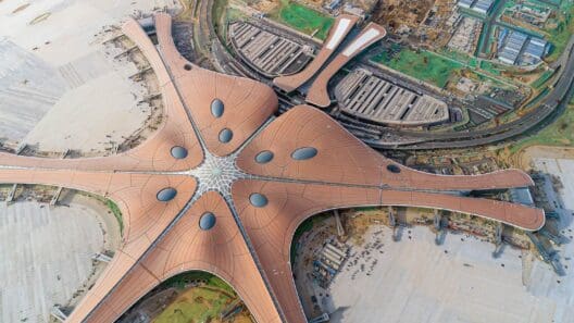 a large building with many windows