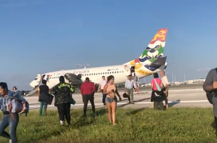 Cayman Airlines Boeing 737 Evacuated in Orlando