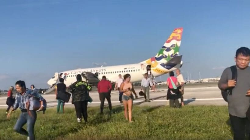 Cayman Airlines Boeing 737 Evacuated in Orlando