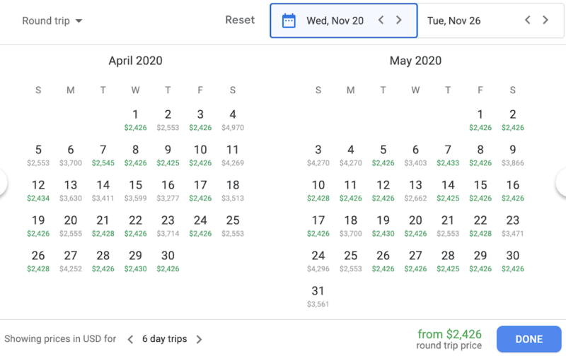 a screenshot of a calendar