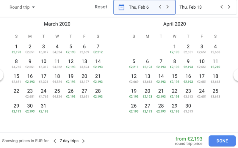 a screenshot of a calendar