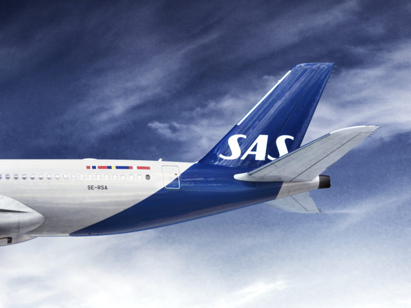 Scandinavian Airlines (SAS) Unveils New Livery