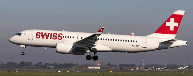 Swiss Grounds Entire A220 Fleet For Engine Inspections