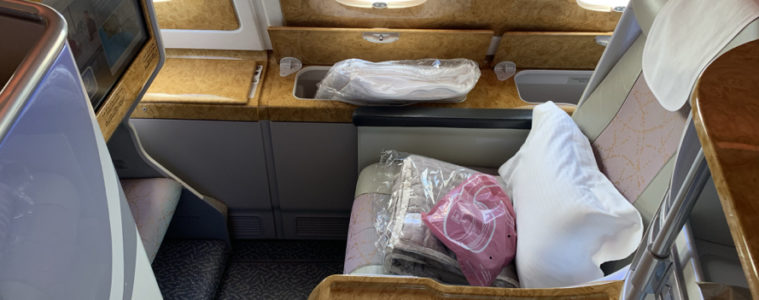 Emirates Business Class A380