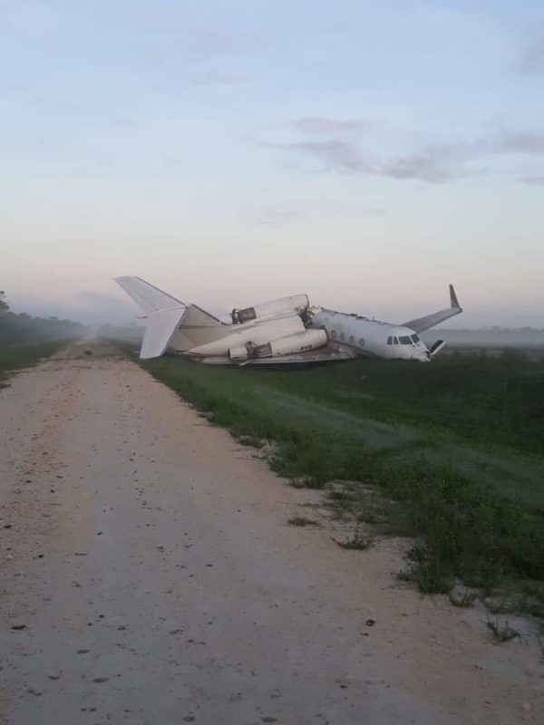 Suspected Drug Transport Gulfstream Crashes Into Pieces