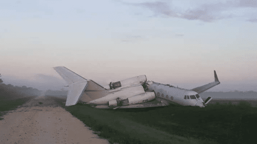 Suspected Drug Transport Gulfstream Crashes Into Pieces