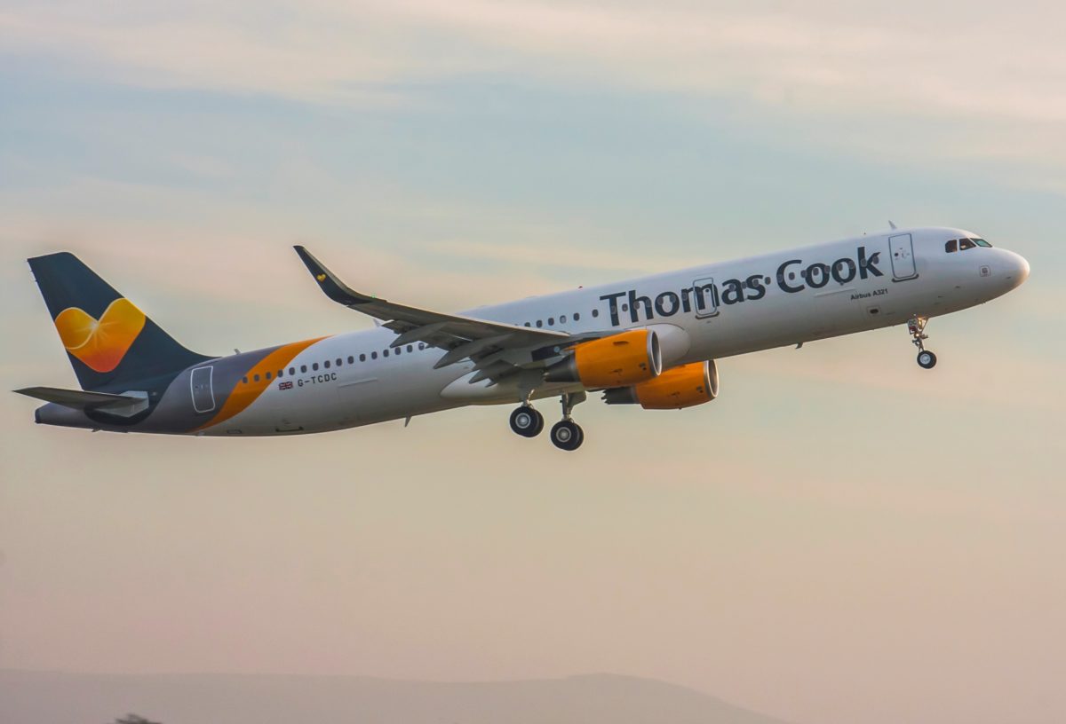 New SkyMarks Thomas Cook Airbus A321 New Livery SKR804 1/150 Reg# G-TCDG W/Gear 