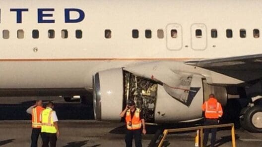 United Airlines Boeing 737 Engine Opens In Flight