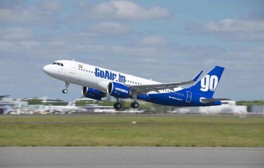 GoAir Airbus A320neo Lands on Grass