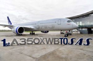 SAS Takes Delivery of First Airbus A350