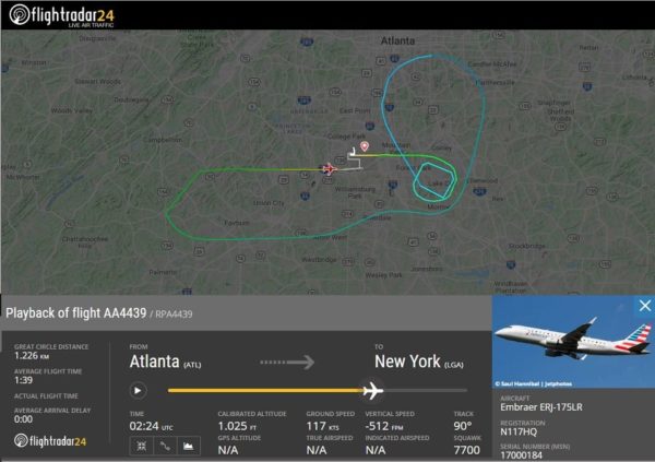 Embraer E175 Loses Control Over Atlanta - SamChui.com