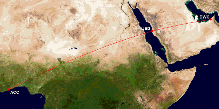 a map of land with a red line