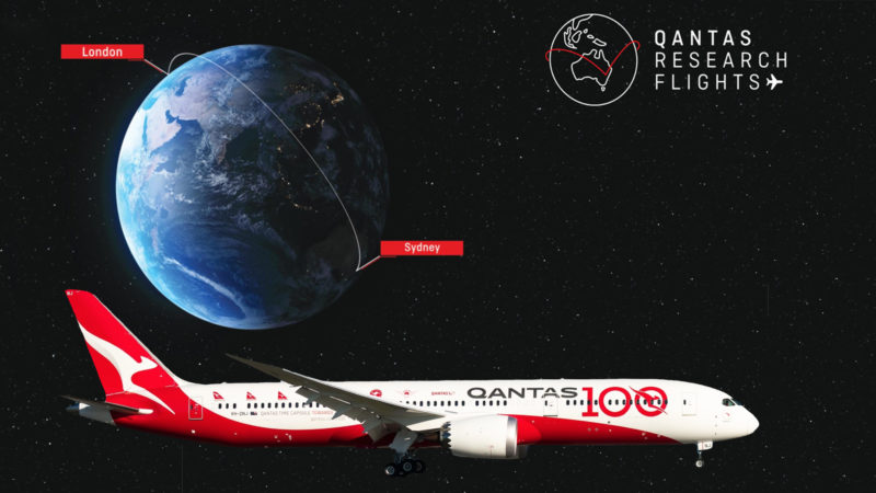 Qantas Project Sunrise London To Sydney Non Stop Research Flight 5037