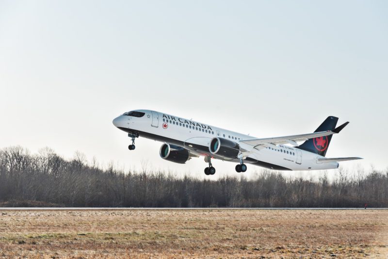 Air Canada Takes Delivery of First Airbus A220
