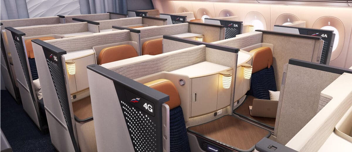 Aeroflot A350 Singapore flight