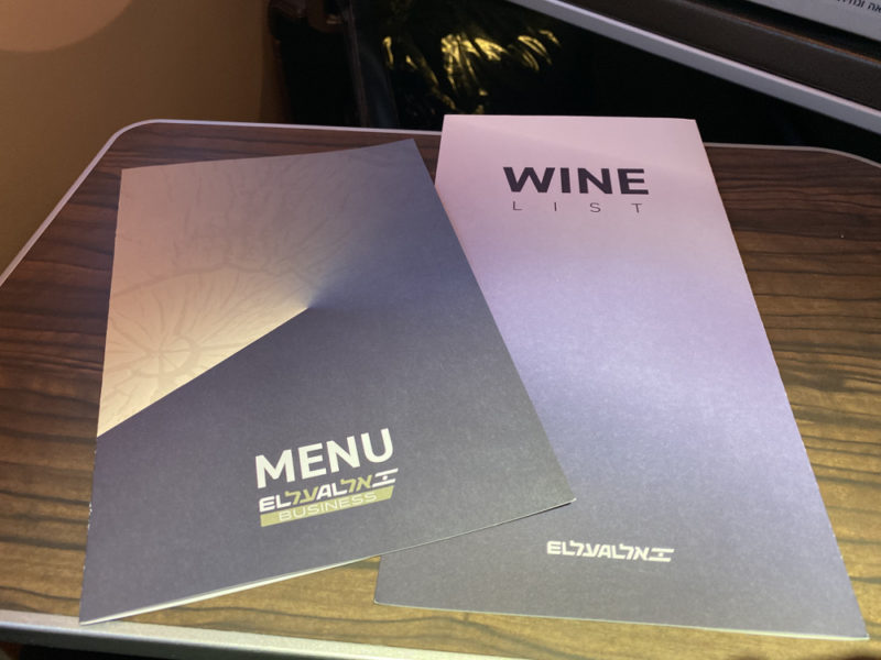 a couple of menus on a table