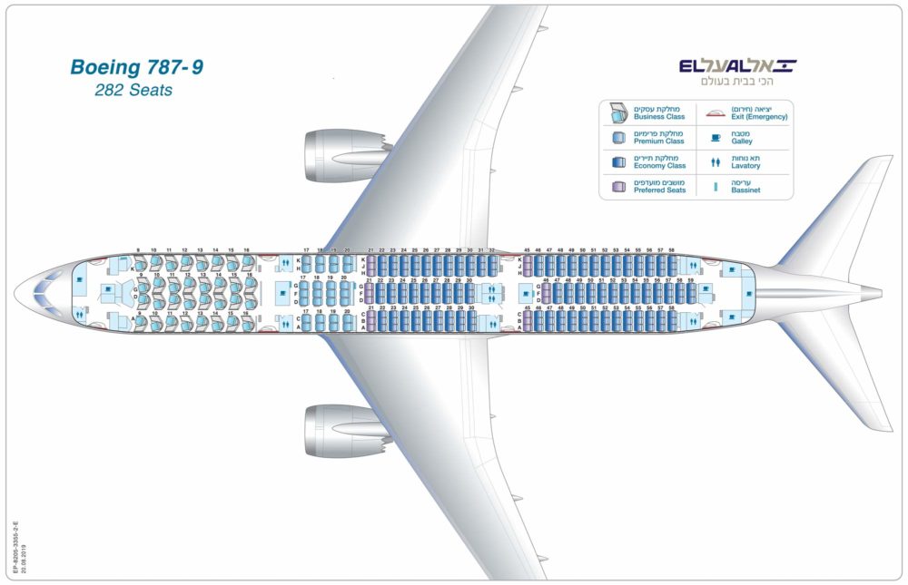 El Al Boeing 787 9 Seat Map Samchui Com
