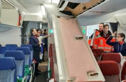 Airbus A350 Ceiling Panel Falls On Passenger