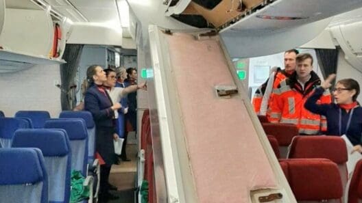 Airbus A350 Ceiling Panel Falls On Passenger