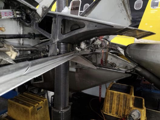 Spirit Airlines Airbus A319 Seriously Damaged During Maintenance