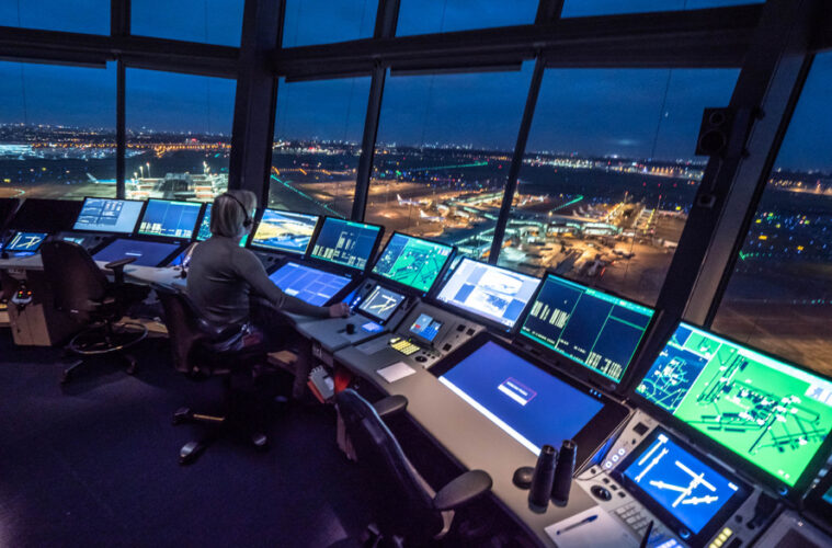 Photo of Air Traffic Controller room