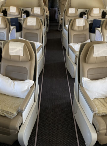 Saudia A320 Business Class