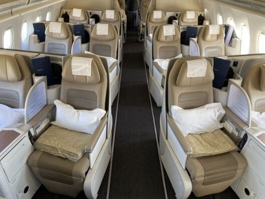 Saudia A320 Business Class