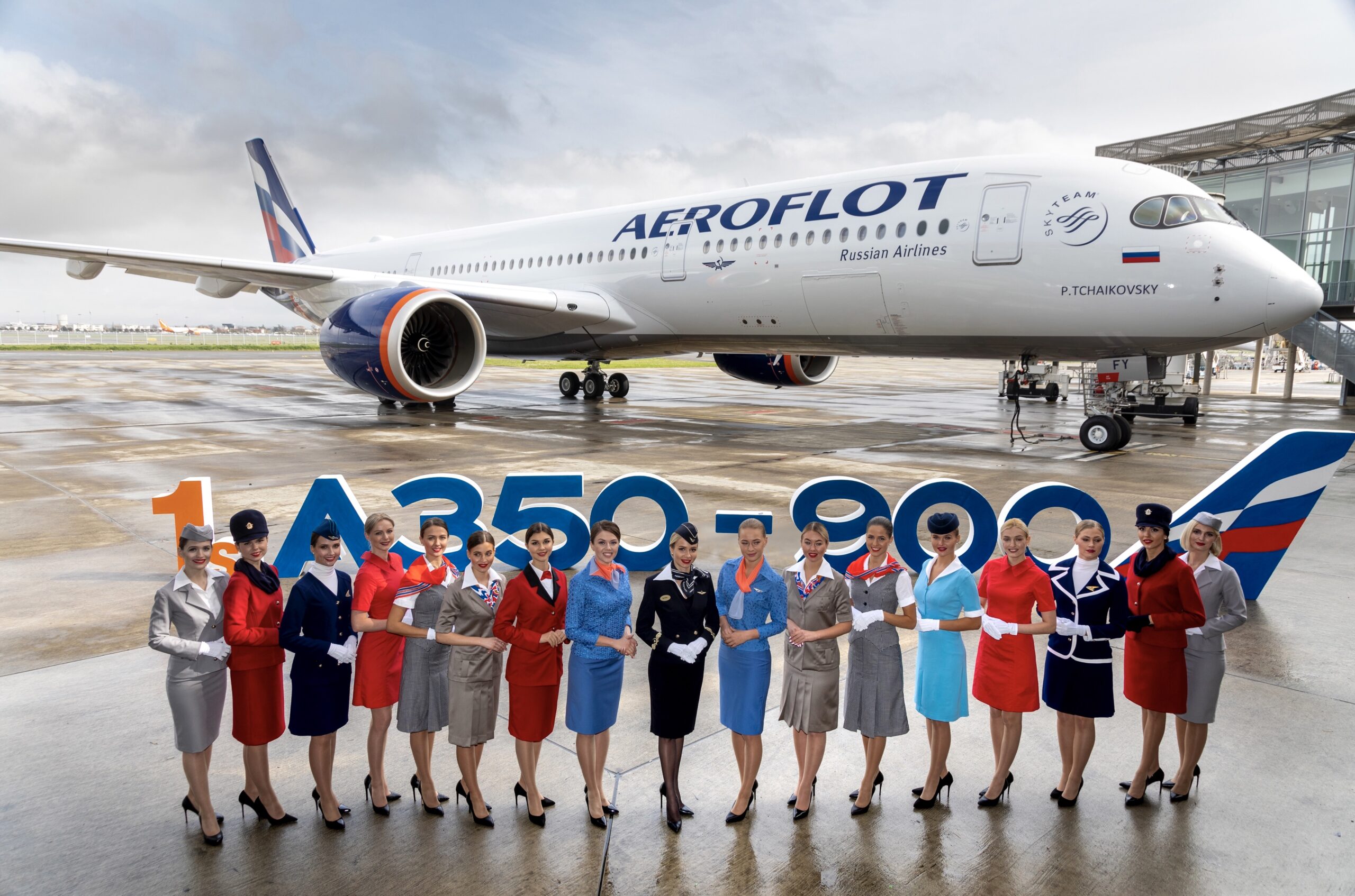 Aeroflot Russian Airlines First A350 Delivered - Samchui.com