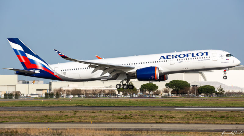 First Aeroflot A350-900 Performs Maiden Flight