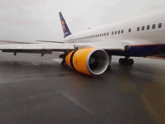 Icelandair Gear Collapse