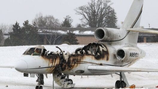 Private Jet Fire