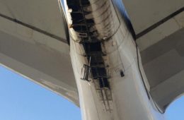 Boeing 747 Freighter Tail Tears Open From Tailstrike