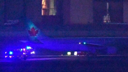 Air Canada B767 emergency landing in Madrid