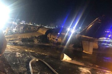 Aircraft crashed Manila