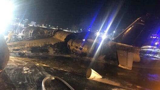 Aircraft crashed Manila