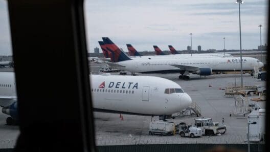 Delta Grounds 600 Aircraft