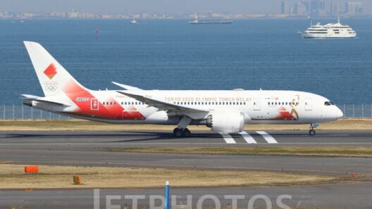 Japan Airlines Olympic Torch