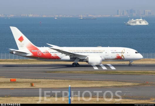 Japan Airlines Olympic Torch