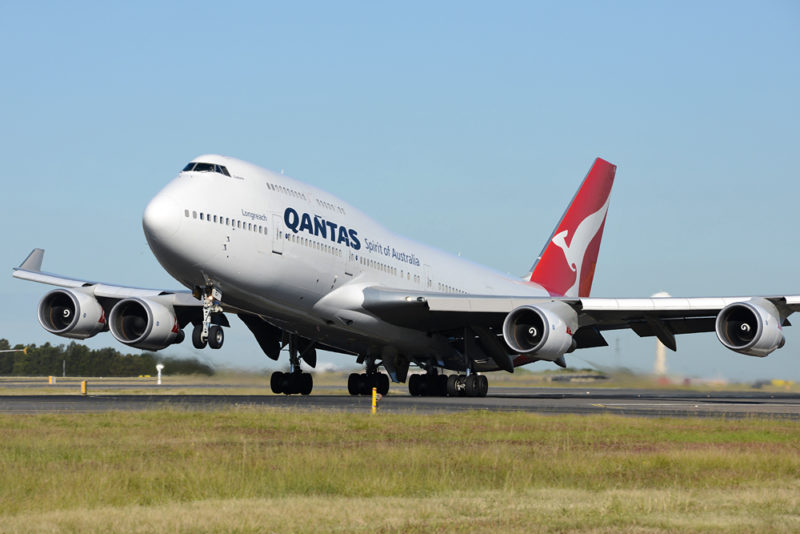 a large airplane on a runway