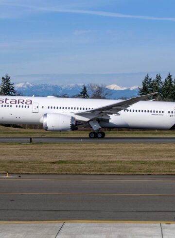 Vistara Boeing 787 delivered