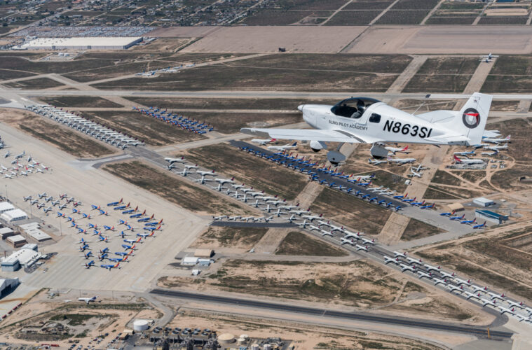 Desert Airplane Storage Photos